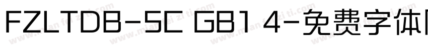FZLTDB-SC GB1 4字体转换